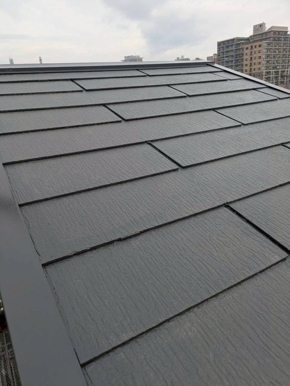 新築同様に復活した綺麗なスレート屋根